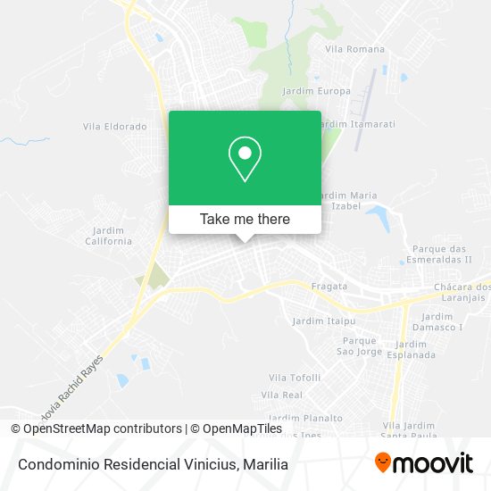 Mapa Condominio Residencial Vinicius