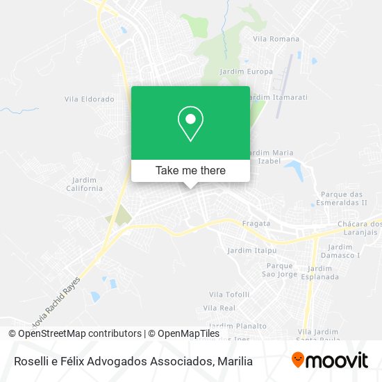 Roselli e Félix Advogados Associados map