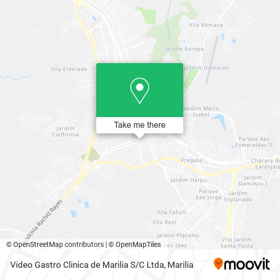 Video Gastro Clinica de Marilia S / C Ltda map