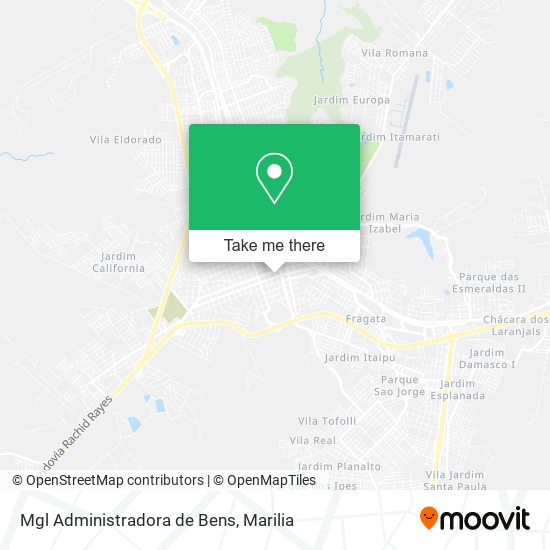 Mgl Administradora de Bens map