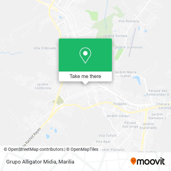 Grupo Alligator Midia map