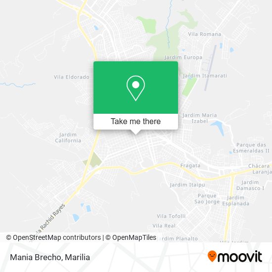 Mania Brecho map