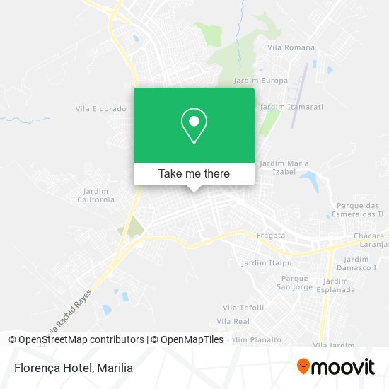 Mapa Florença Hotel