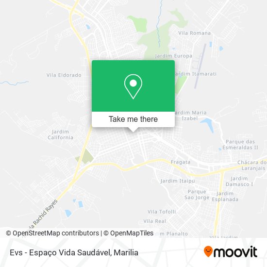 Evs - Espaço Vida Saudável map