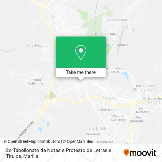 2o Tabelionato de Notas e Protesto de Letras e Títulos map