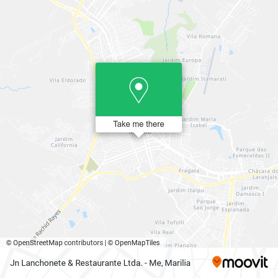 Mapa Jn Lanchonete & Restaurante Ltda. - Me