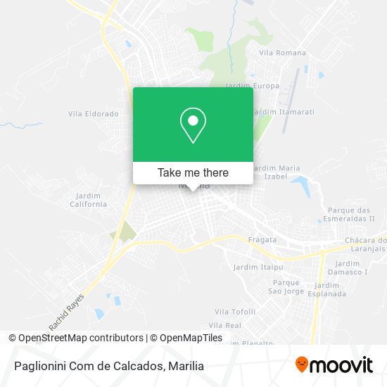 Paglionini Com de Calcados map