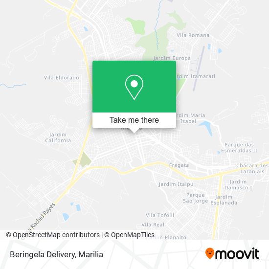 Mapa Beringela Delivery