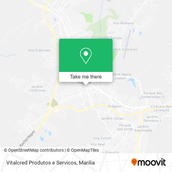 Vitalcred Produtos e Servicos map