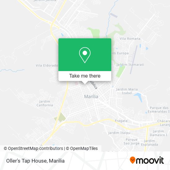 Oller's Tap House map