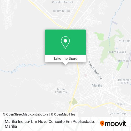 Marília Indica- Um Novo Conceito Em Publicidade map