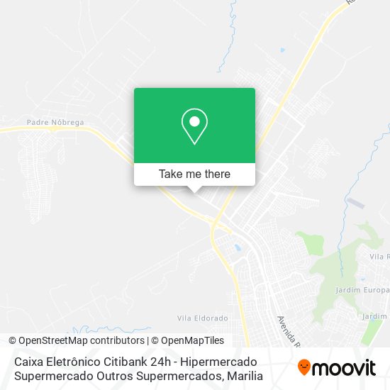 Mapa Caixa Eletrônico Citibank 24h - Hipermercado Supermercado Outros Supermercados