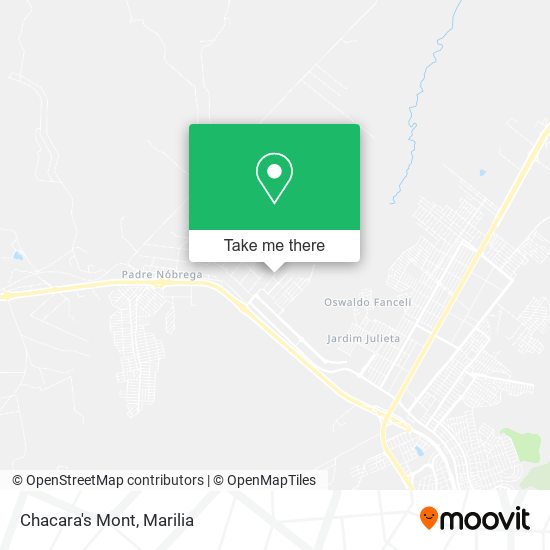 Mapa Chacara's Mont