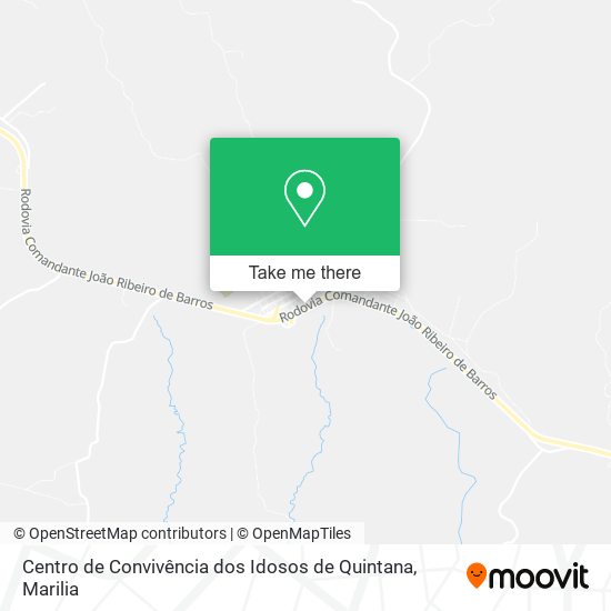 Centro de Convivência dos Idosos de Quintana map