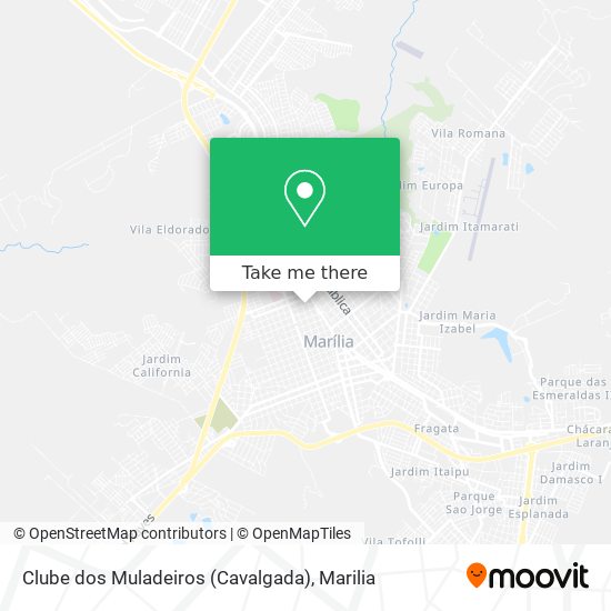 Clube dos Muladeiros (Cavalgada) map