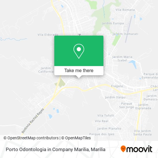 Porto Odontologia in Company Marilia map