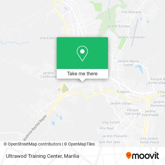 Ultrawod Training Center map