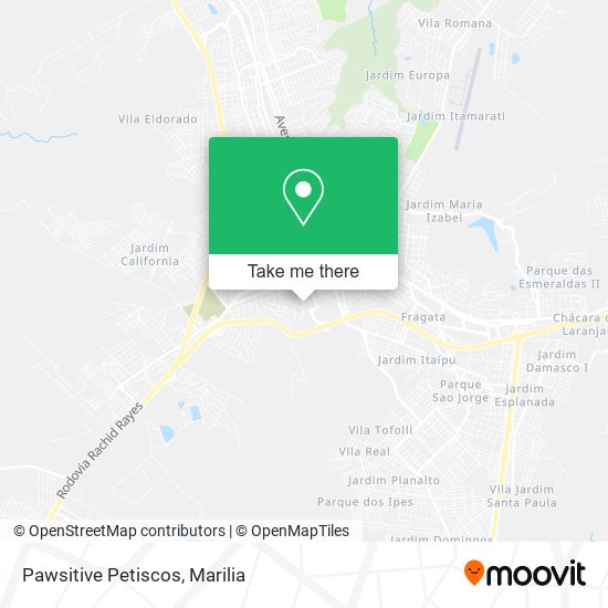 Pawsitive Petiscos map