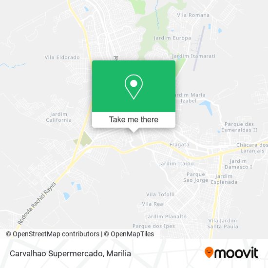 Carvalhao Supermercado map