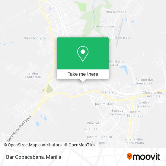 Bar Copacabana map