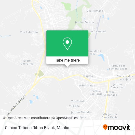Clinica Tatiana Ribas Biziak map