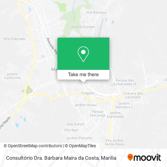 Consultório Dra. Bárbara Maíra da Costa map