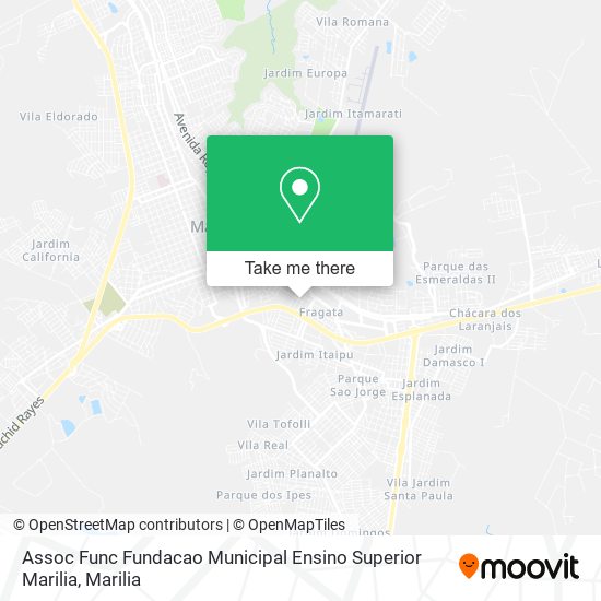 Assoc Func Fundacao Municipal Ensino Superior Marilia map