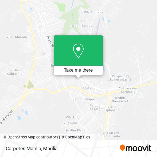 Mapa Carpetes Marília