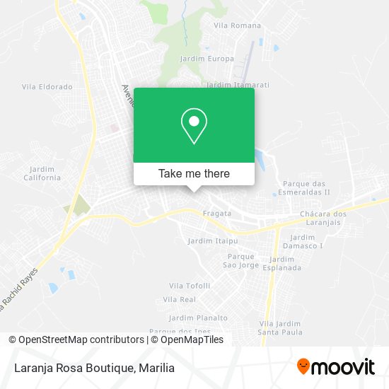 Mapa Laranja Rosa Boutique