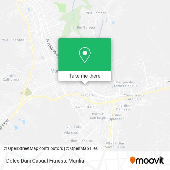 Mapa Dolce Dani Casual Fitness