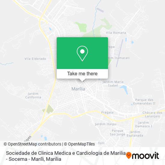 Sociedade de Clinica Medica e Cardiologia de Marilia - Socema - Maríli map