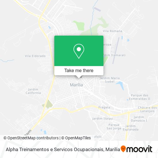 Alpha Treinamentos e Servicos Ocupacionais map