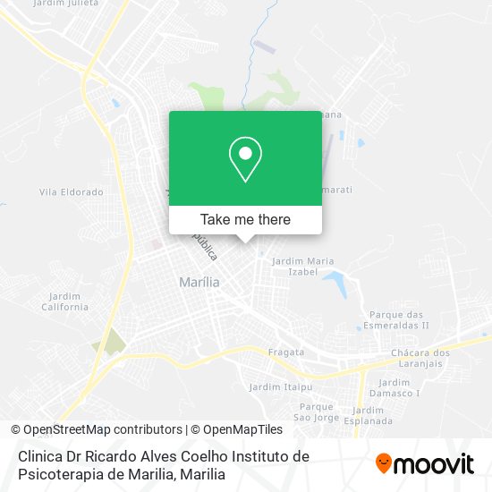 Clinica Dr Ricardo Alves Coelho Instituto de Psicoterapia de Marilia map