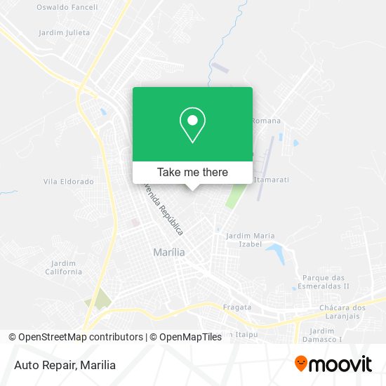 Auto Repair map