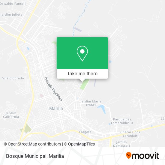 Mapa Bosque Municipal