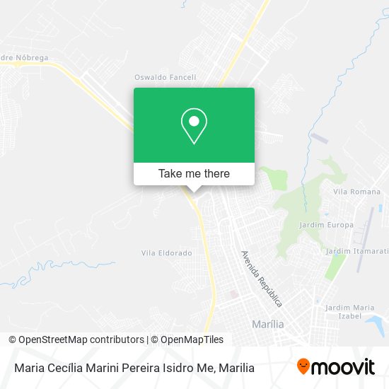 Maria Cecília Marini Pereira Isidro Me map