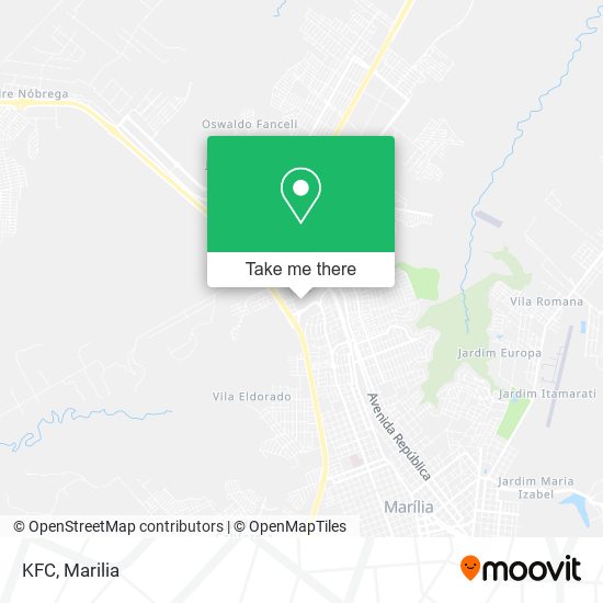 KFC map