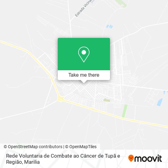 Rede Voluntaria de Combate ao Câncer de Tupã e Região map