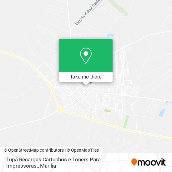 Tupã Recargas Cartuchos e Toners Para Impressoras. map