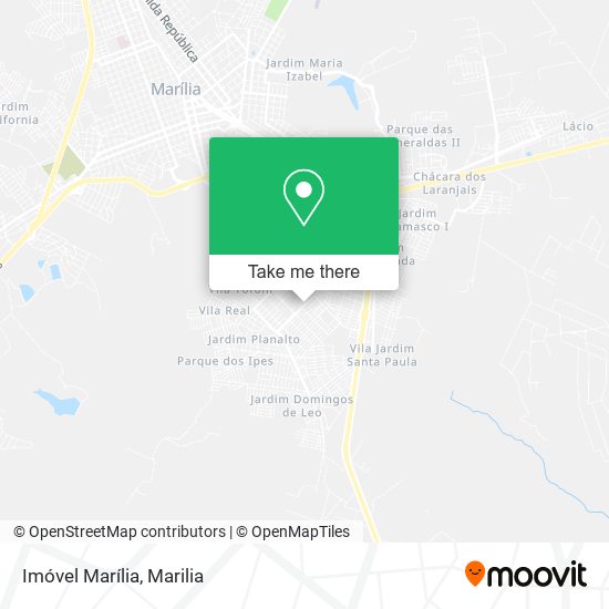 Imóvel Marília map