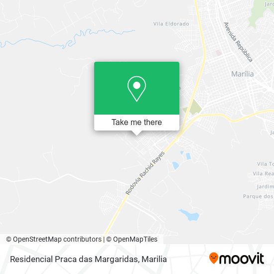 Mapa Residencial Praca das Margaridas