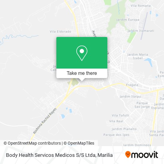 Body Health Servicos Medicos S / S Ltda map