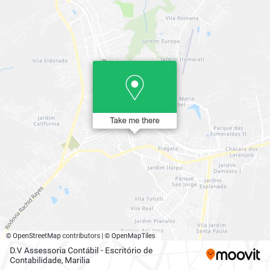 D.V Assessoria Contábil - Escritório de Contabilidade map
