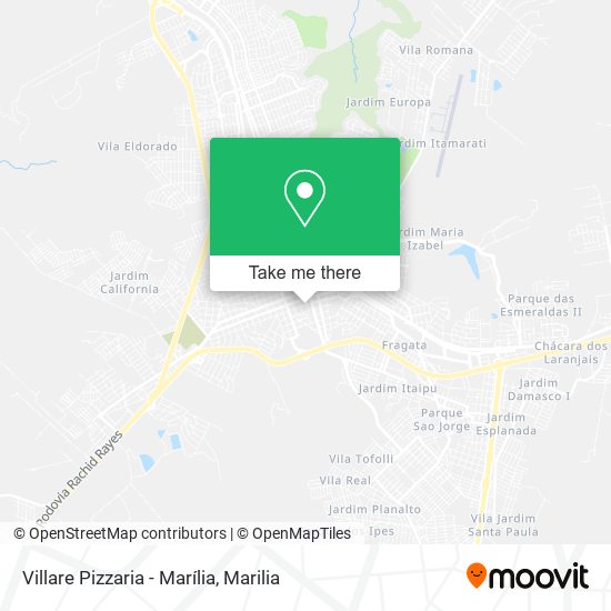 Villare Pizzaria - Marília map