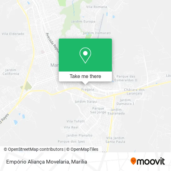 Empório Aliança Movelaria map
