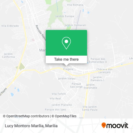 Mapa Lucy Montoro Marília