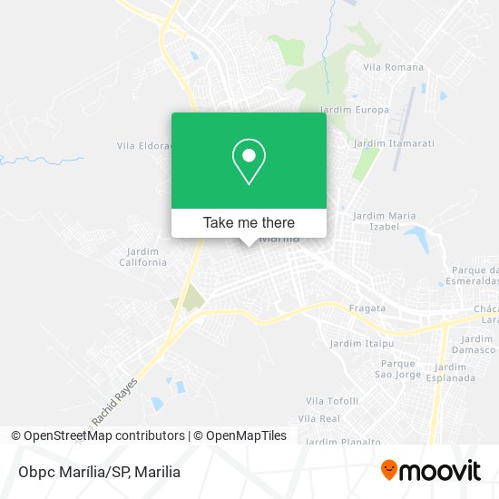 Obpc Marília/SP map