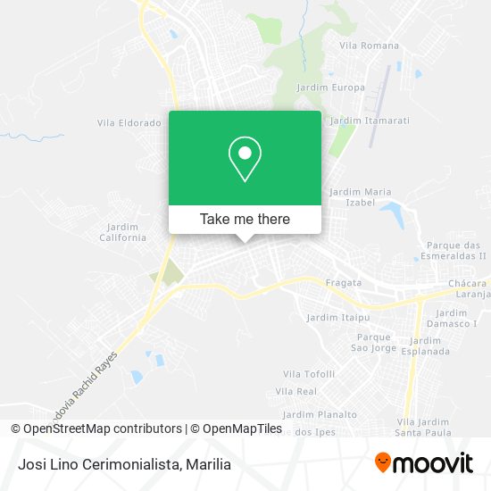 Josi Lino Cerimonialista map