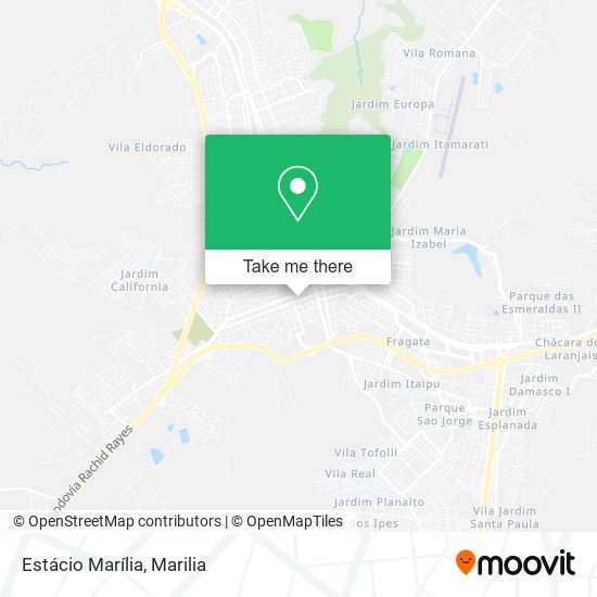 Estácio Marília map