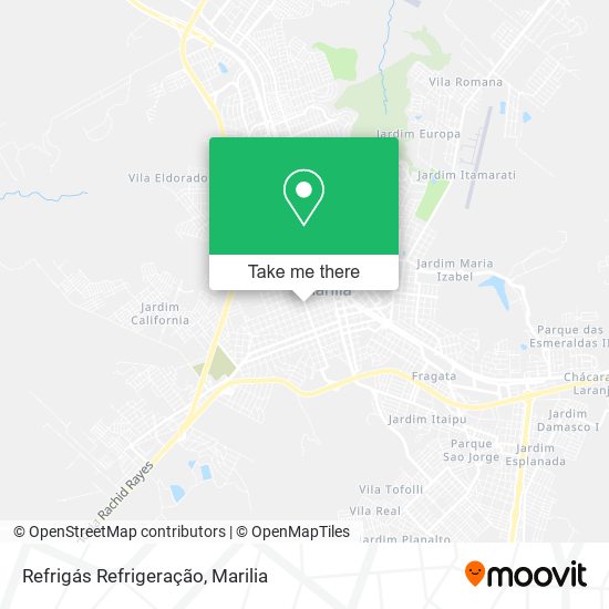 Refrigás Refrigeração map